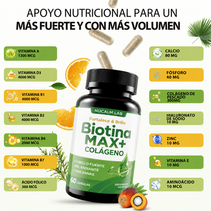 Biotina Max Colágeno — Suplemento Dietético