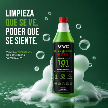 Nicegreen Ultra | Desengrasante Multiuso Concentrado (1L)